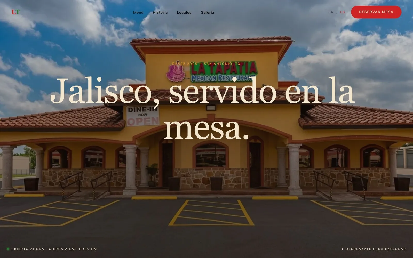 La Tapatía website