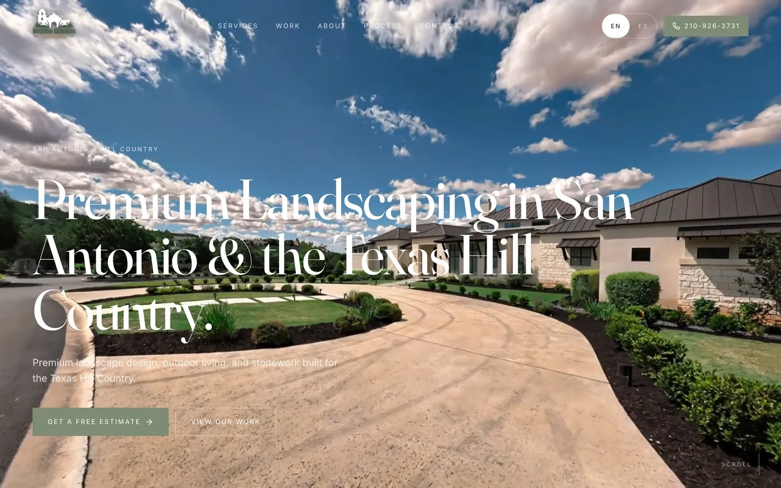 Mission Grounds website