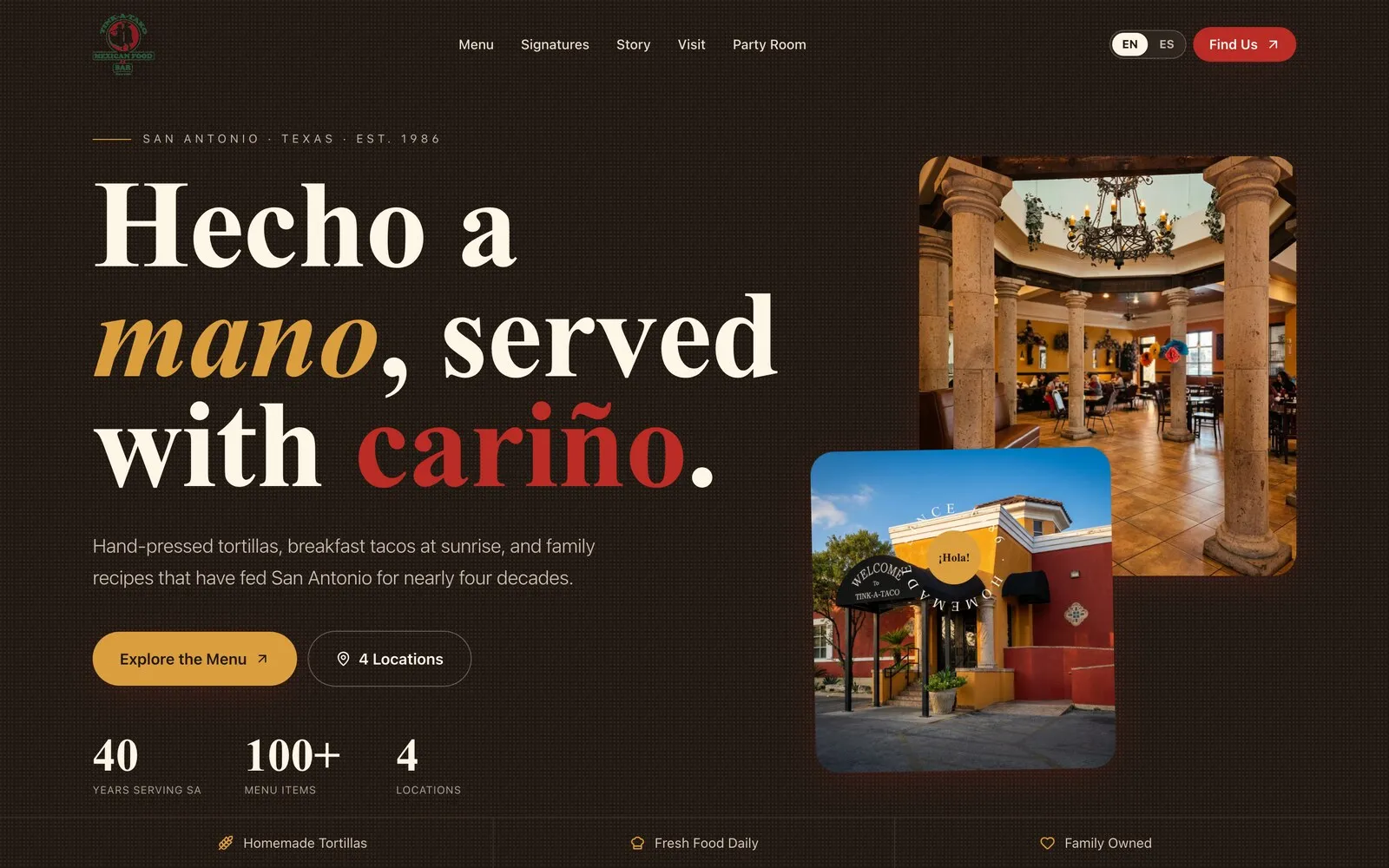 Tink-A-Tako website